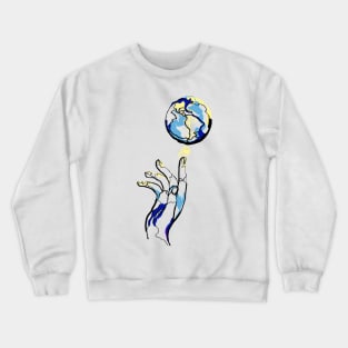 Single Line - Energy of the world Crewneck Sweatshirt